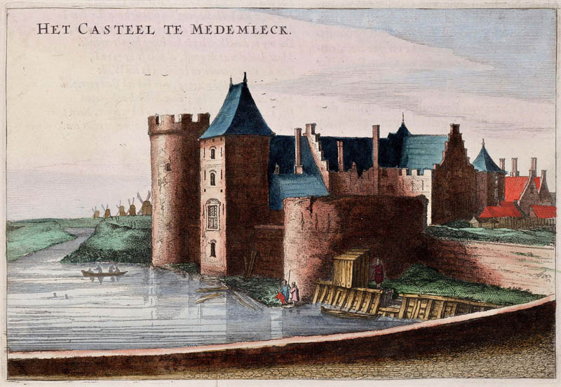 Kasteel Medemblik 1649 Blaeu